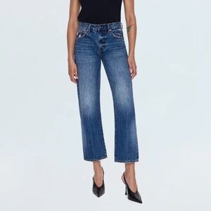 Pistola Lexi Bowed Straight Jean in Artisan